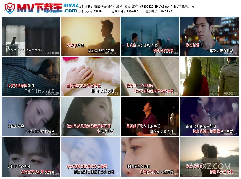 晓依-你是我今生最爱_国语_流行_YF800420